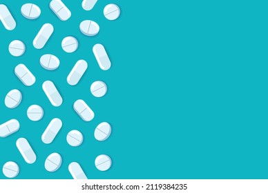 medical pills and capsules pharmacy vector illustration	
