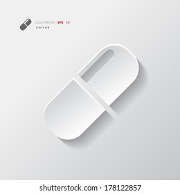 Medical pills icon