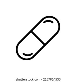 Medical pills icon for apps and web sites
