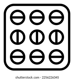 Medical pills icon outline vector. Clinic office. Care nurse