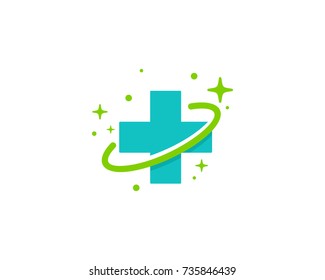 Medical Planet Icon Logo Design Element