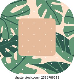 Medical plaster with eco design