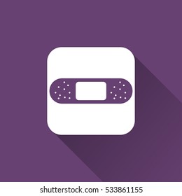 medical plaster icon. icon design