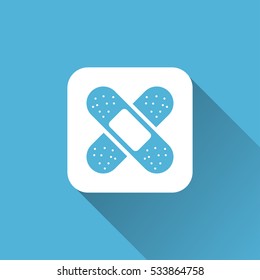 medical plaster icon. icon design