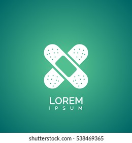 medical plaster icon. icon design