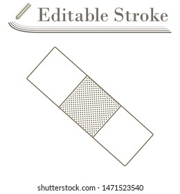 Ícone De Gesso Médico. Design simples editável de traçado. Ilustração de vetor.