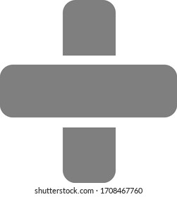 Medical plaster icon. Vector image.
