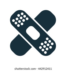 medical plaster patch icon
