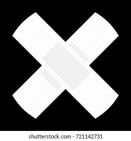 medical plaster vector
