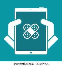 Medical plaster - Vector web icon