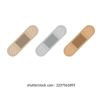 Medical plasters. Adhesive bandage. Patch medicine  