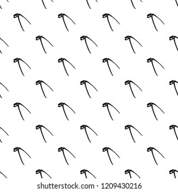 Medical pliers pattern vector seamless repeating for any web design