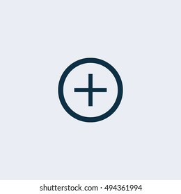 Medical Plus icon. concept web buttons. vector illustration. Flat design style
