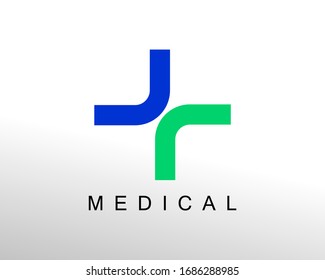 Medical plus logo design. Health care icon