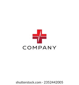 Medical Plus logo design, health, fitness, hospital, emergency, indignation, app, technology