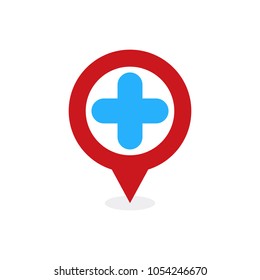 Medical Point Logo Icon Design