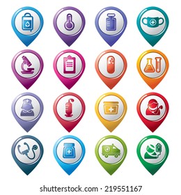 Medical Pointer Icons