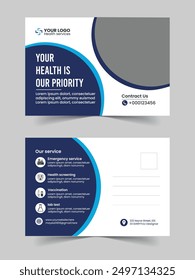 MEDICAL POST CARD DESIGN TEMPLATE
