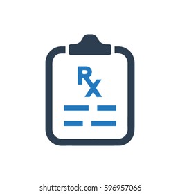 Medical Prescription Icon