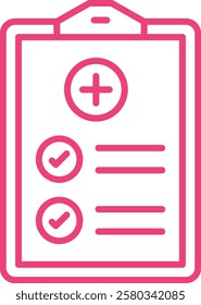 Medical Prescription vector icon. Can be used for printing, mobile and web applications.