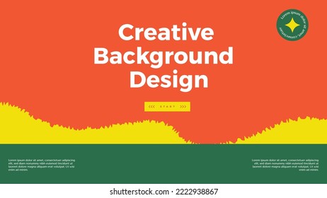 Medical Presentation Background Design with simple element. Vector file