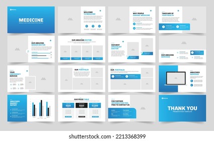 Medical  Presentation slide Template  or Healthcare presentation slide or Medicine Presentation