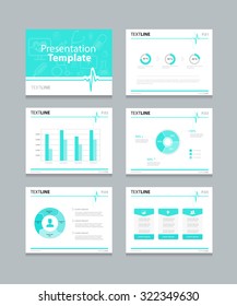  medical presentation slides Template . graphs and charts presentation . background slides design.flat style.