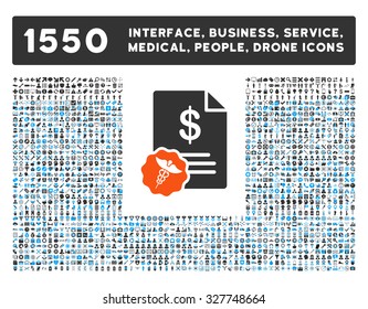 Medical Prices and other web interface, business tools, people poses, medical service vector icons. Style is flat symbols, bicolored, rounded angles, white background.