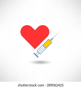 Medical prick icon