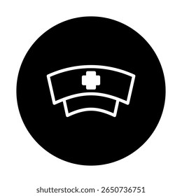 Profissional médica enfermeiro saúde hospital clínica símbolo ícone serviço, o design gráfico para medicina e cuidados
