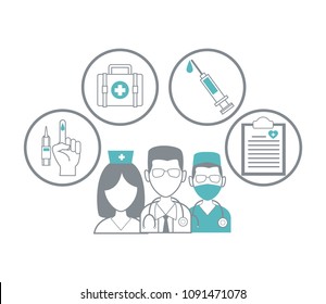 Medical professional concept