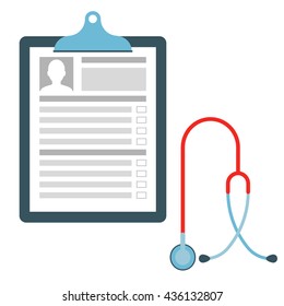 medical diagnostics icon stethoscope diagnose healthcare stock