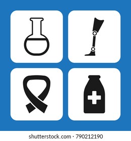 Medical prosthesis icon. Web element. Premium quality graphic design. Signs symbols collection, simple icon for websites, web design, mobile app, info graphics on white background on white background