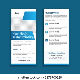 Medical Rack Card Or Dl Flyer Template