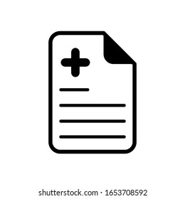 medical recipe icon design vector template