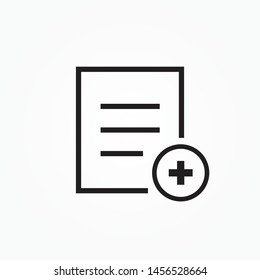 medical record document single icon design vector illustration