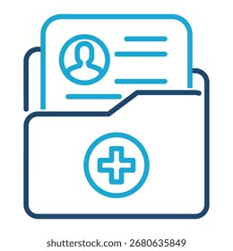 Medical Record Icon Element For Design