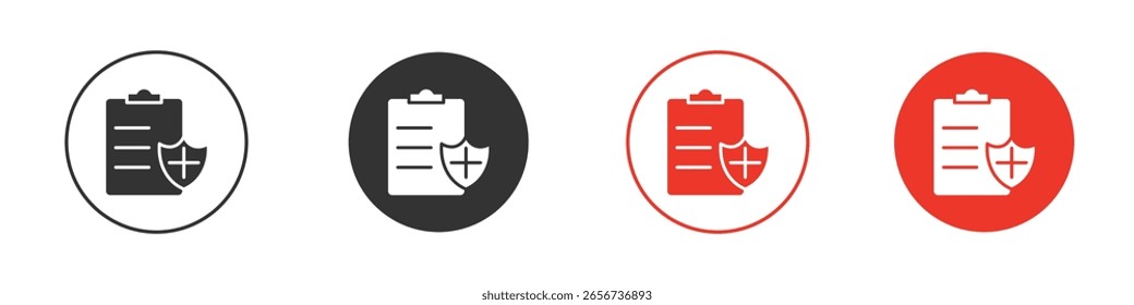 Ícone de registro médico para logotipo, símbolo de sinal de vetor para design