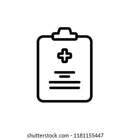 medical record icon vector design eps 10