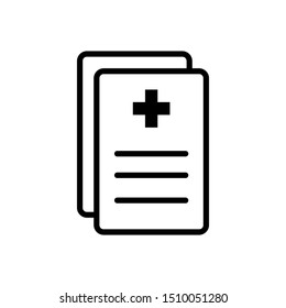 Medical Record icon vector design