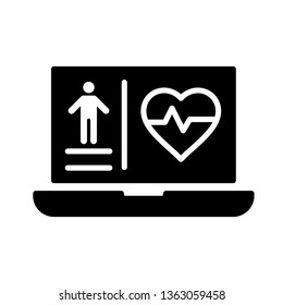 Medical Record Icon Vector Illustration Logo Template