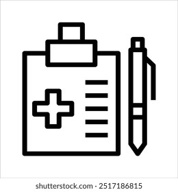 medical records health and medical icon