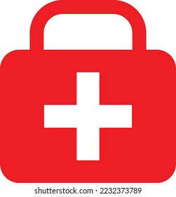 Medizinisch-rotes Symbol, Vektor-eps10