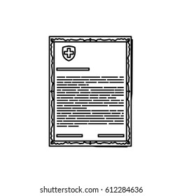 Medical report document