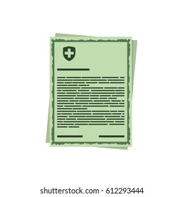 Medical report document