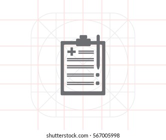 Medical report icon