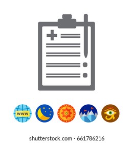 Medical report icon