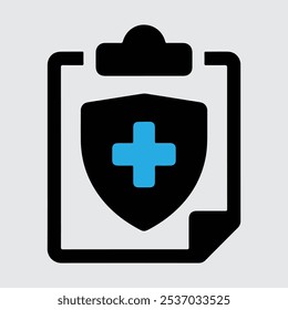 Medical Report Icon. Collection of Clipboard