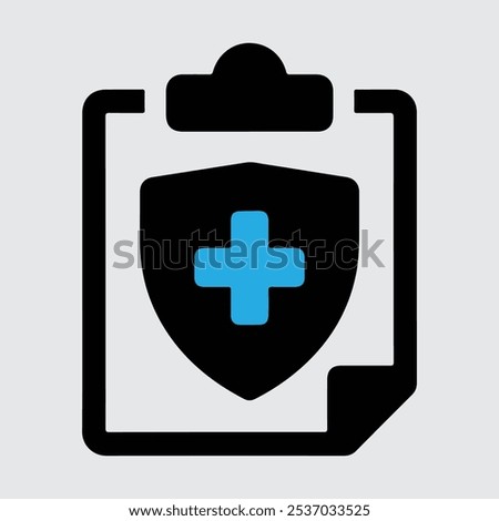 Medical Report Icon. Collection of Clipboard