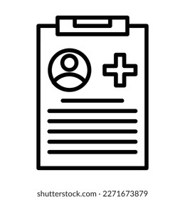 Medical Report Icon Design For Personal And Commercial Use